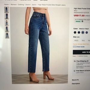 Never used high waisted jeans!